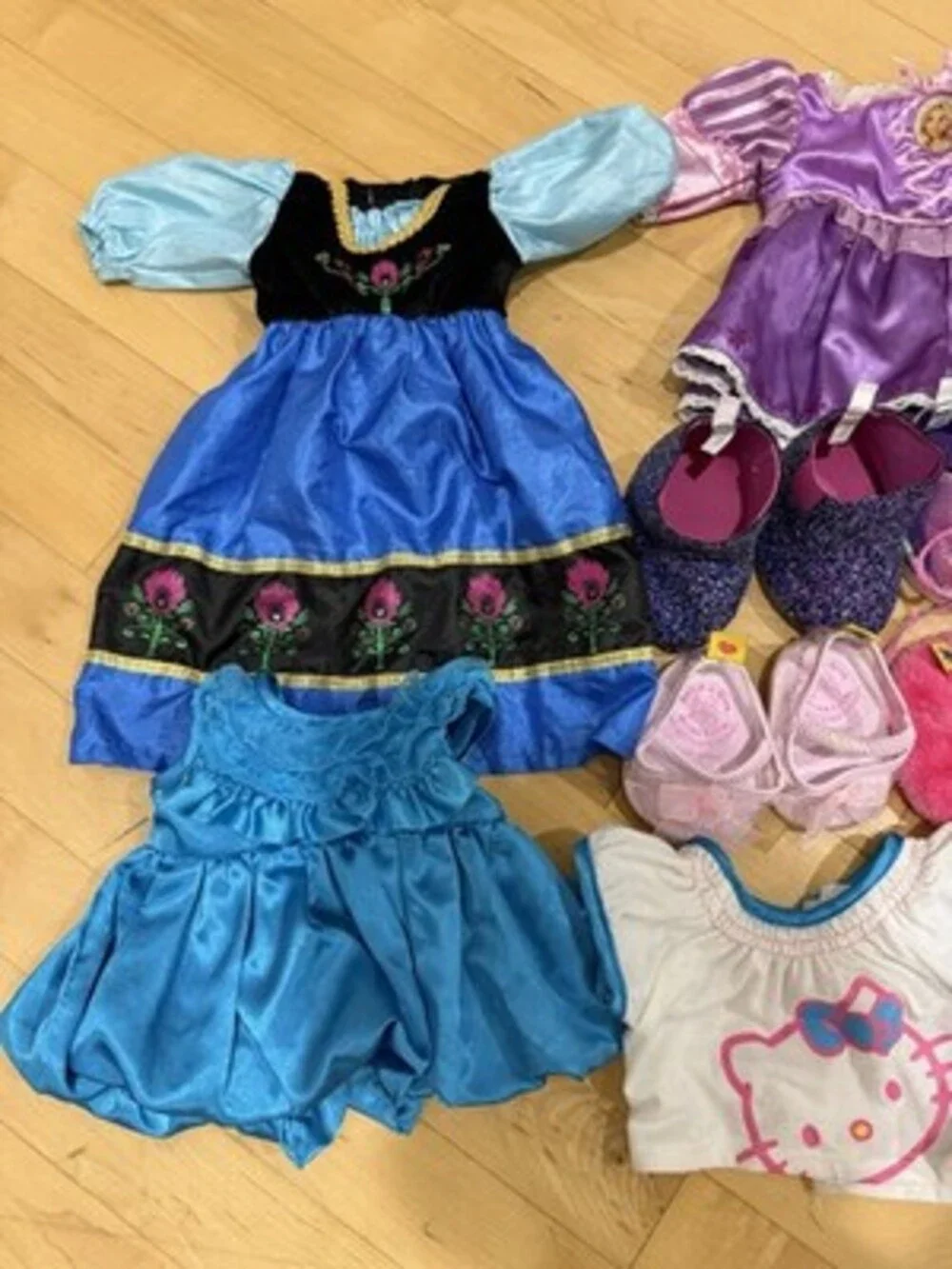 Build A Bear Lot BAB Clothes Outfits 4 Shoes Princesses Hello Kitty Darth Vader